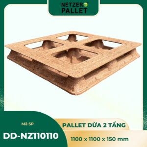 pallet xo dua 2 tang 1100x1100x150mm 4