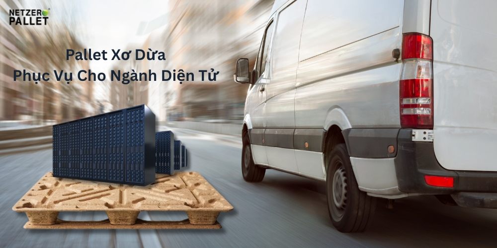 Pallet dừa – Giải pháp vận chuyển thông minh xanh 7 Pallet xơ dừa phục vụ cho ngành điện tử