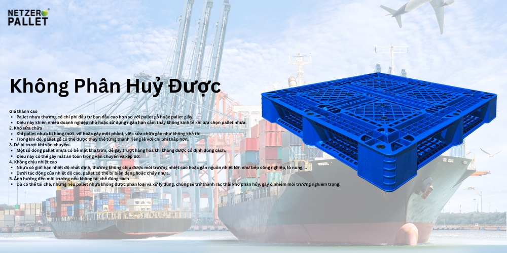 Pallet dừa – Giải pháp vận chuyển thông minh xanh 5 So sánh pallet nhựa và pallet xơ dừa