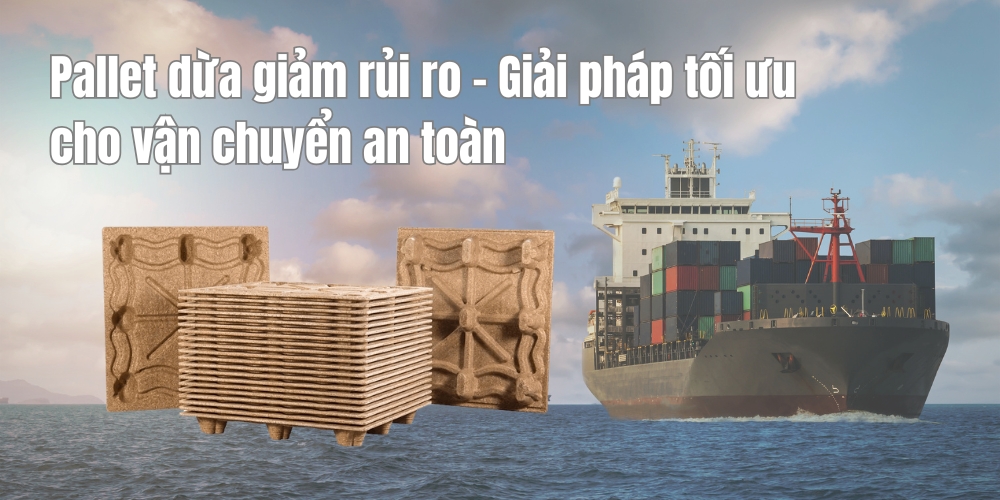 Pallet dừa giảm thiểu rủi ro