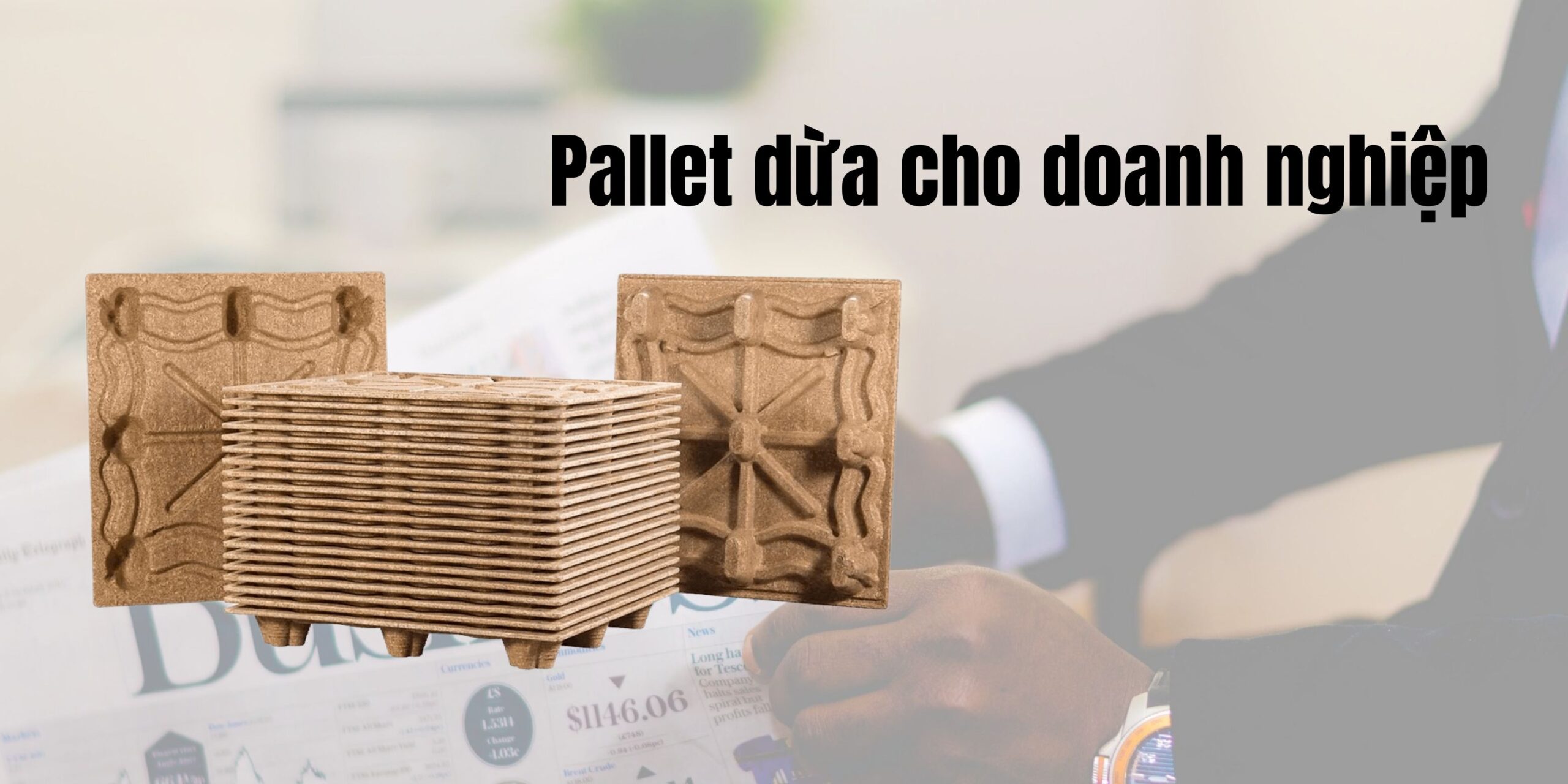 Pallet dừa cho doanh nghiệp – Giải pháp bền vững và tối ưu chi phí 1 Pallet dừa cho doanh nghiệp