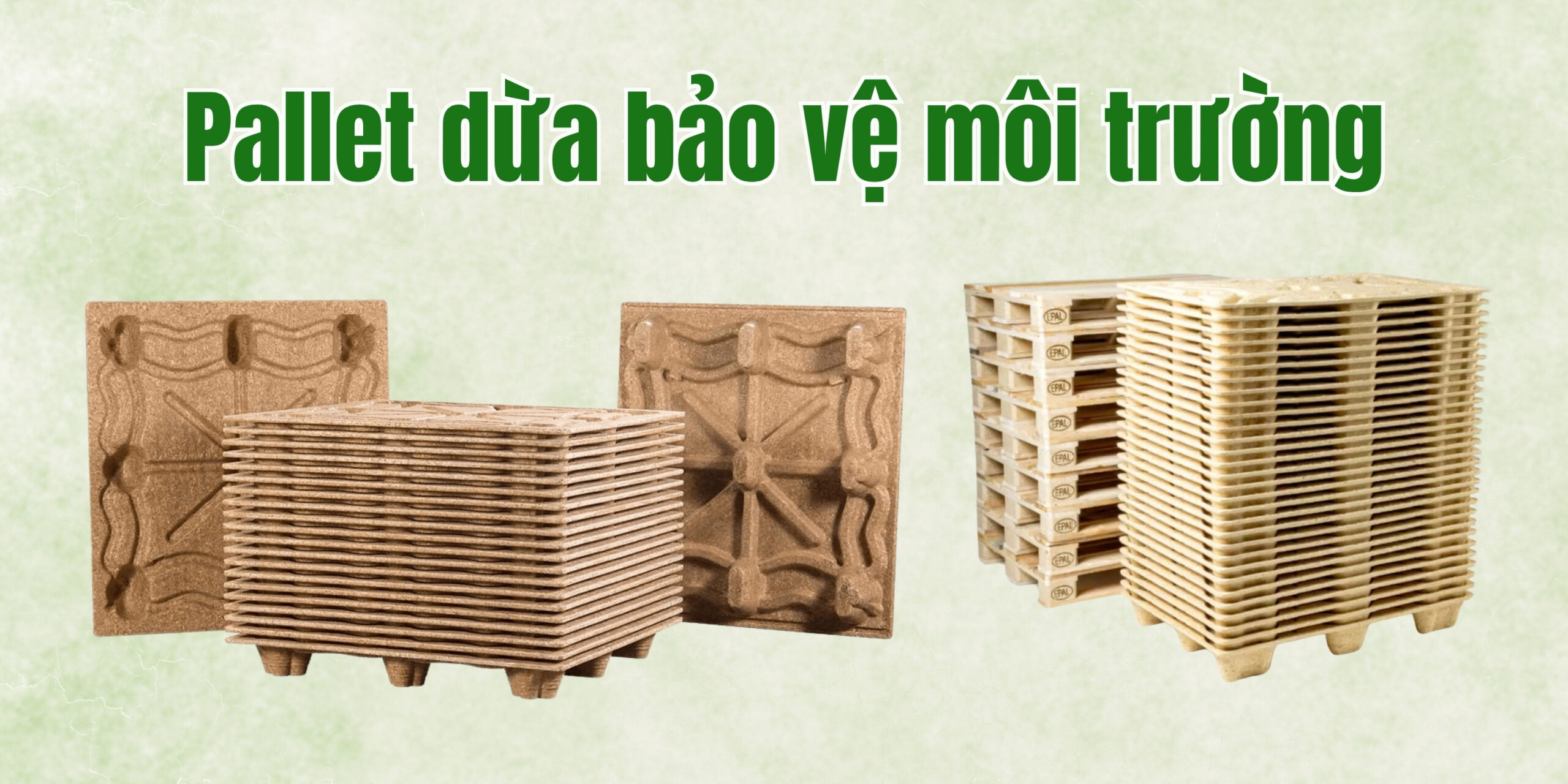 Pallet dừa cho công nghiệp – Giải pháp vận chuyển bền vững, tiết kiệm chi phí 4 Pallet dừa an toàn, bảo vệ môi trường