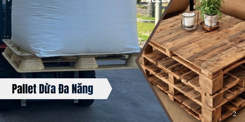 Pallet dừa đa năng