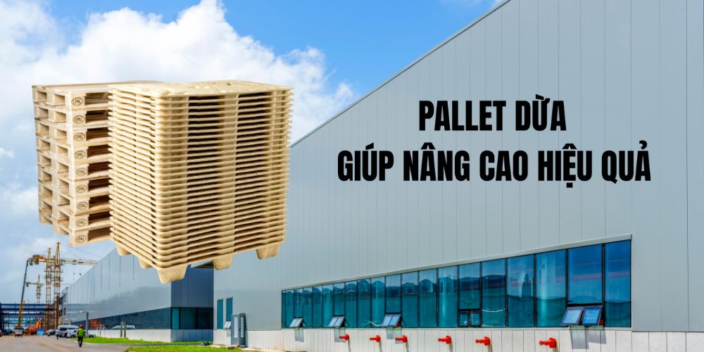 Pallet dừa giúp nâng cao hiệu quả