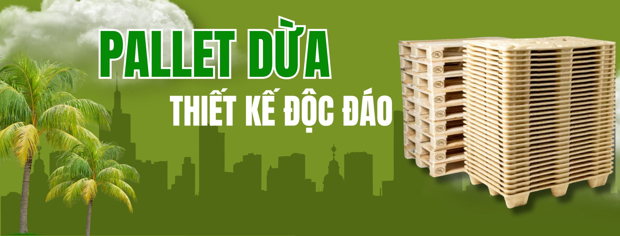 thiết kế pallet dừa độc đáo như thế nào