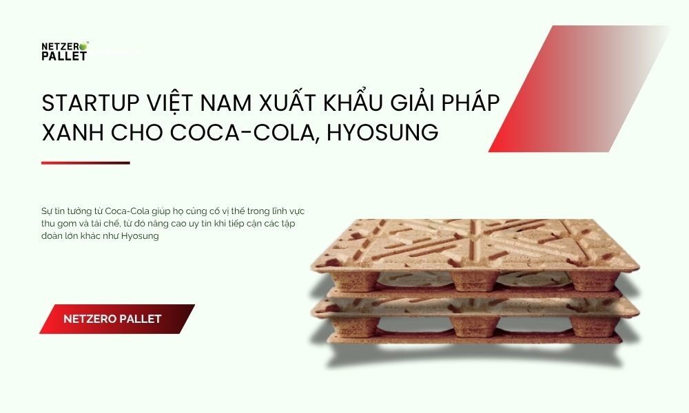 Startup Việt Nam ‘xuất khẩu’ giải pháp xanh cho Coca-Cola, Hyosung