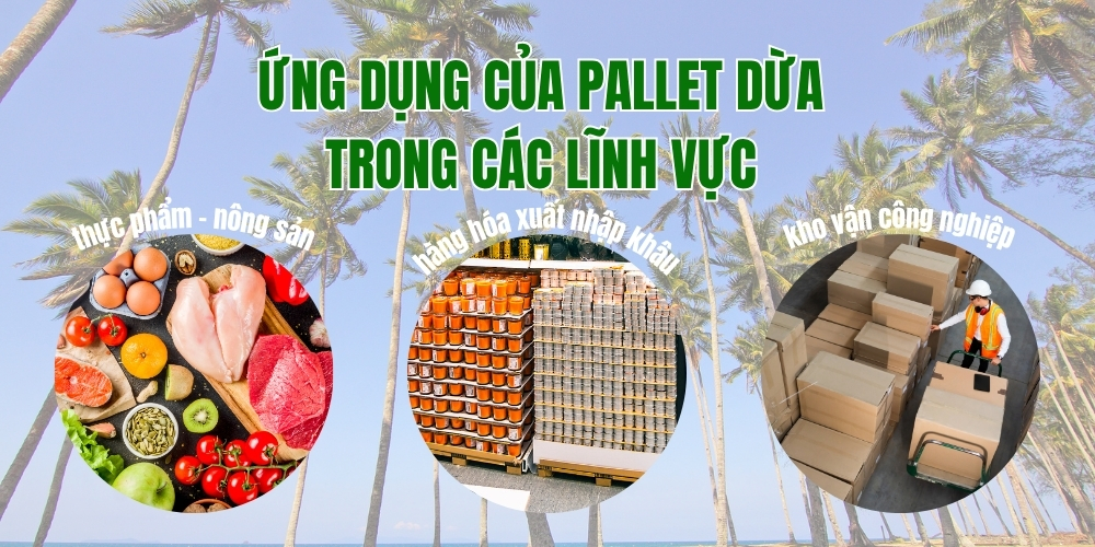 Ứng Dụng Cảu Pallet Dừa Trong Các Lĩnh Vực